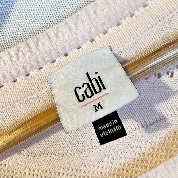 CAbi Pink Shy Boxy Pullover Balletcore Sweater - Picture 4 of 6